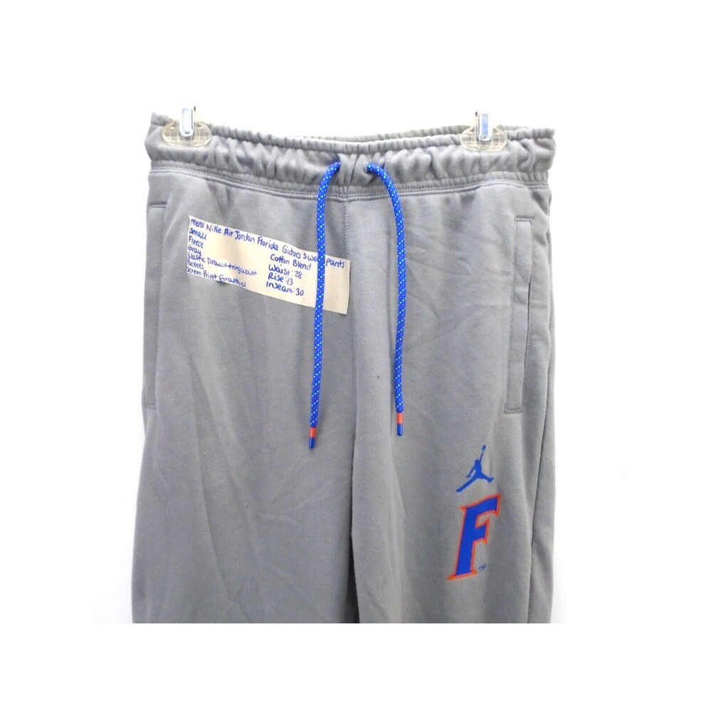 Nike Jordan Jumpman Florida Gators Mens Pants Size S Gray Sweat Joggers - Picture 2 of 11